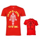 Golds Gym T-Shirt  , Gold´s Gym U.S.A Logo Shirt , Rot