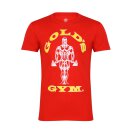 Golds Gym T-Shirt  , Gold´s Gym U.S.A Logo Shirt , Rot