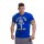 Golds Gym T-Shirt  , Gold´s Gym U.S.A Logo Shirt blau , Muscle Joe