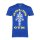 Golds Gym T-Shirt  , Gold´s Gym U.S.A Logo Shirt blau , Muscle Joe