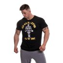 Golds Gym T-Shirt  , Gold´s Gym U.S.A Logo Shirt schwarz / black , Größe S
