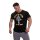 Golds Gym T-Shirt  , Gold´s Gym U.S.A Logo Shirt schwarz / black , Größe S