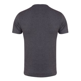 Golds Gym T-Shirt  , Gold´s Gym U.S.A Logo Shirt, charcoal grau , Muscle Joe