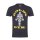 Golds Gym T-Shirt  , Gold´s Gym U.S.A Logo Shirt, charcoal grau , Muscle Joe