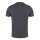 Golds Gym T-Shirt  , Gold´s Gym U.S.A Logo Shirt, charcoal grau , Muscle Joe