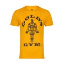 Golds Gym T-Shirt  , Gold´s Gym U.S.A Logo Shirt, gold / gelb , Muscle Joe