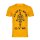 Golds Gym T-Shirt  , Gold´s Gym U.S.A Logo Shirt, gold / gelb , Muscle Joe S