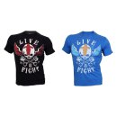 Olimp  Live & Fight   T-Shirt Voodoo Motors , Men´s Tee  Blau L