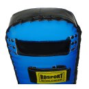 ROSPORT Armpratze Echtes Leder "V12"  , Thai Kick Pad Pratze Boxen, schwarz-blau