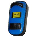 ROSPORT Armpratze Echtes Leder "V12"  , Thai Kick Pad Pratze Boxen, schwarz-blau