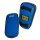 ROSPORT Armpratze Echtes Leder "V12"  , Thai Kick Pad Pratze Boxen, schwarz-blau