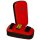 ROSPORT Armpratze Echtes Leder "V12" Thai Kick Pad Pratze rot-schwarz Logo black