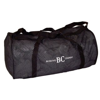 Sporttasche BC Boxing Company , atmungsaktives Mesh Material, schwarz/weiss