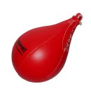 Boxbirne Speedball ROSPORT , Echtes Leder, Rot, mit Drehgelenk