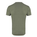 Golds Gym T-Shirt  , Gold´s Gym U.S.A Logo Shirt, Farbe ARMY / Oliv , Muscle Joe