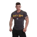 Golds Gym Vintage T-Shirt  , Gold´s Gym U.S.A , T Shirt, Farbe charcoal marl