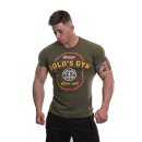 Golds Gym Vintage T-Shirt , Gold´s Gym U.S.A , T Shirt, Farbe army marlin oliv S
