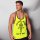 NEON Contrast Stringer Golds Gym Tank Top, Muscle Joe Shirt L