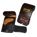 ROSPORT RETRO Boxsackhandschuhe ,Echtes Leder ,braun ,Boxsack ,Geräte Handschuhe L