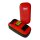 ROSPORT Armpratze Echtes Leder "V12" Thai Kick Pad Pratze schwarz-rot Logo weiss