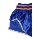 Muay Thai Shorts ROSPORT " Professional " Short Hose Thaiboxhose blau silber rot