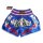 Muay Thai Shorts ROSPORT " Professional " Short Hose Thaiboxhose blau silber rot