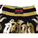 Muay Thai Shorts ROSPORT " Professional " Short Hose Thaiboxhose schwarz gold