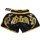 Muay Thai Shorts ROSPORT " Professional " Short Hose Thaiboxhose schwarz gold