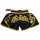 Muay Thai Shorts ROSPORT " Professional " Short Hose Thaiboxhose schwarz gold