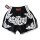 Muay Thai Shorts ROSPORT " Professional " Short Hose Thaiboxhose schwarz - weiss