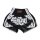 Muay Thai Shorts ROSPORT " Professional " Short Hose Thaiboxhose schwarz - weiss