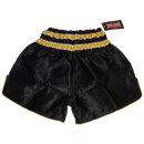 Muay Thai Shorts ROSPORT Professional Short Hose Thaiboxhose schwarz gold silber