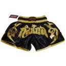 Muay Thai Shorts ROSPORT " Professional " Short Hose Thaiboxhose schwarz gold XL