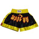 Muay Thai Shorts Short Box Hose Thaiboxen Thaiboxhose ROSPORT Classic gelb/schwarz M