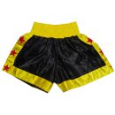 Muay Thai Shorts Short Box Hose Thaiboxen Thaiboxhose ROSPORT Classic gelb/schwarz XL