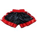 Muay Thai Shorts Short Box Hose Thaiboxen Thaiboxhose ROSPORT Classic schwarz rot