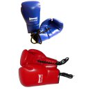 Wettkampf Boxhandschuhe ROSPORT, 10 Oz, mit Schnürung, Echtes Leder , Echtleder