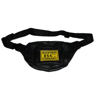 BC Boxing Company  Bauchtasche, echtes Leder schwarz Modell 2026