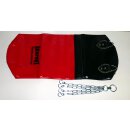 ROSPORT Boxsack 100 cm rot schwarz incl. Ketten und Drehwirbel