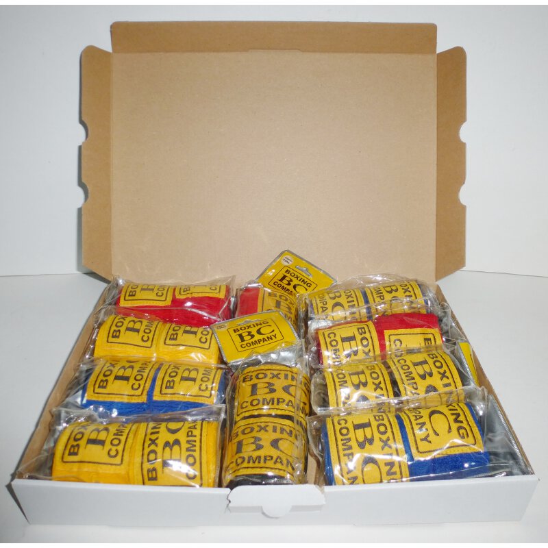10 Paar Bandagen Boxen 10er Pack Boxbandagen BC Boxing Company Länge ...