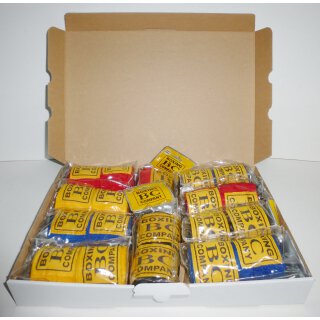 10 Paar Karton 10er Pack Boxbandagen BC Boxing Company Länge 2,50 m Sparpack