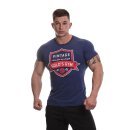 Golds Gym Vintage T-Shirt , Gold´s Gym U.S.A , T Shirt, dark blue marl , Größe S