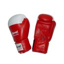 ROSPORT " Target " Boxhandschuhe Echtes Leder, rot weiss,  10 Oz