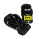 ROSPORT Boxhandschuhe " Knock Out " schwarz , Echtes Leder, 16 Oz