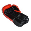 ROSPORT Boxhandschuhe Echtes Leder "Knock Out" , rot - schwarz, 12 Oz.