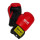 ROSPORT Boxhandschuhe Echtes Leder "Knock Out" , rot - schwarz, 12 Oz.