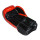 ROSPORT Boxhandschuhe Echtes Leder "Knock Out" , rot - schwarz, 12 Oz.