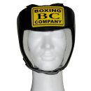 Kopfschutz BC Boxing Company , Echtes Leder, Boxen Kickboxen Thaiboxen, schwarz
