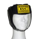Kopfschutz BC Boxing Company , Echtes Leder, Boxen Kickboxen Thaiboxen, schwarz