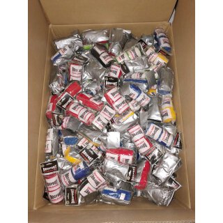 B-Ware Karton Boxbandagen 100 Paar  Verein Gym Länge 300 + 400 cm Bandagen Boxen